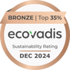 Ecovadis Bronze Medal Ecovadis Bronze Medal